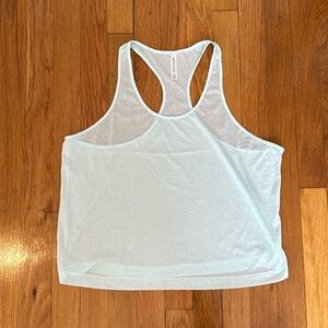 Athleta, Crop Tank top, small, green/blue see through like New